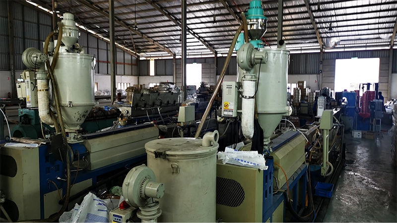Polyurethane tubing extrusion line